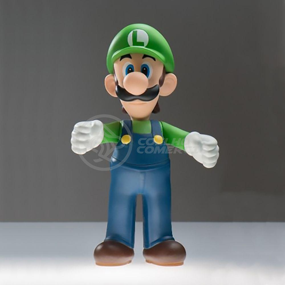 Boneco Action Figure Luigi Super Size 23Cm Super Mario - 2