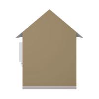 Casinha De Brinquedo Com Cercado E Cobertura Mdf Bege/branco - Criança Feliz - 2