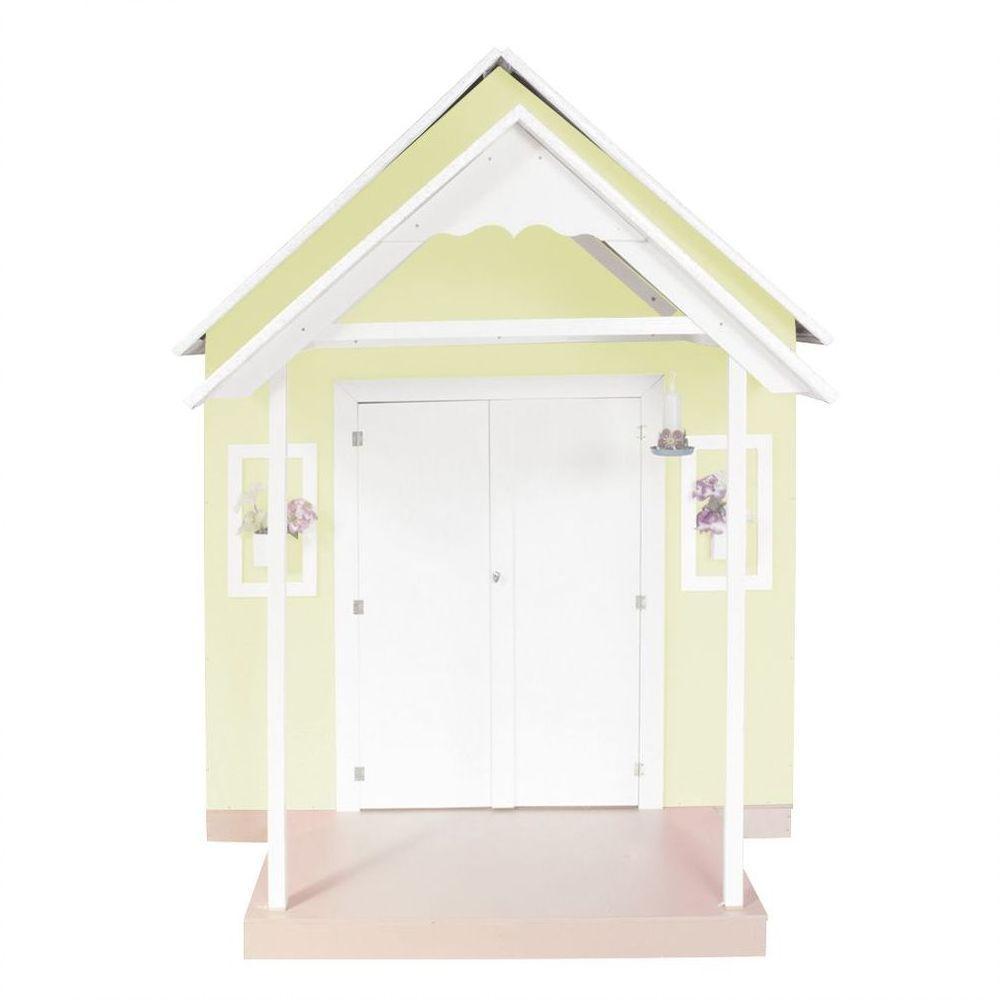 Casinha de Brinquedo com Telhado Branco e Amarelo - 9
