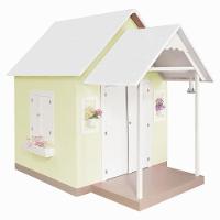 Casinha de Brinquedo com Telhado Branco e Amarelo - 6