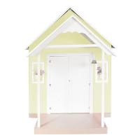 Casinha de Brinquedo com Telhado Branco e Amarelo - 9