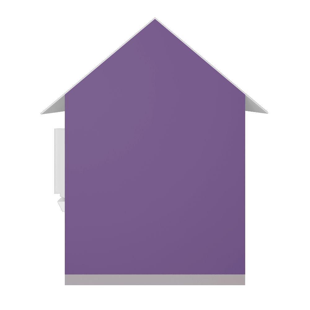 Casinha De Brinquedo Com Floreiros Mdf Lilás/branco - Criança Feliz - 2