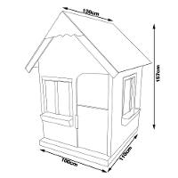 Casinha De Brinquedo Com Floreiros Mdf Lilás/branco - Criança Feliz - 8