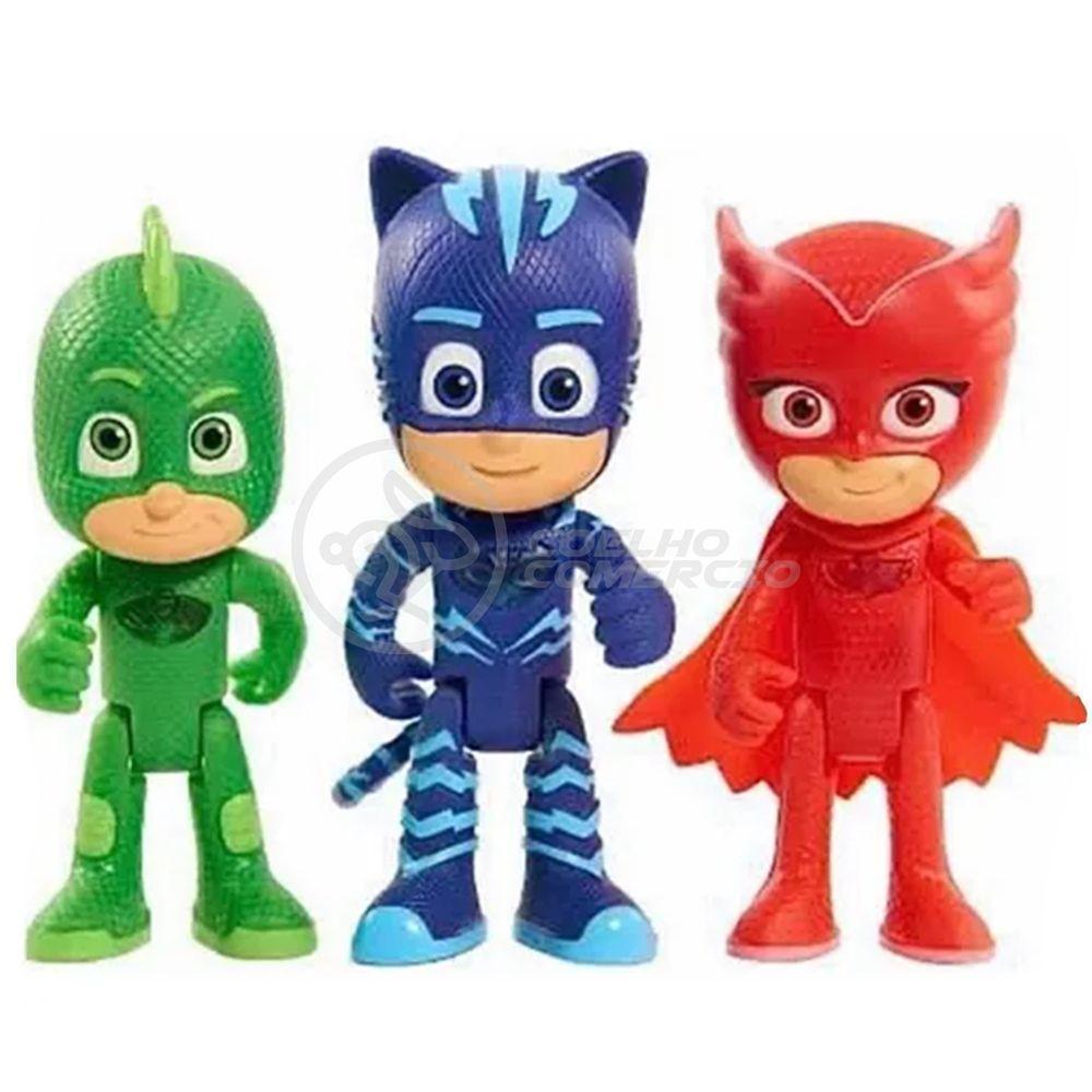 Kit 3 Bonecos Pjmasks Grandes 14Cm - 1
