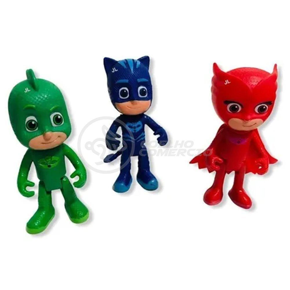 Kit 3 Bonecos Pjmasks Grandes 14Cm - 3