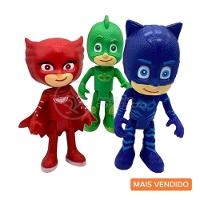 Kit 3 Bonecos Brinquedos Pjmasks Grandes 14Cm - 1