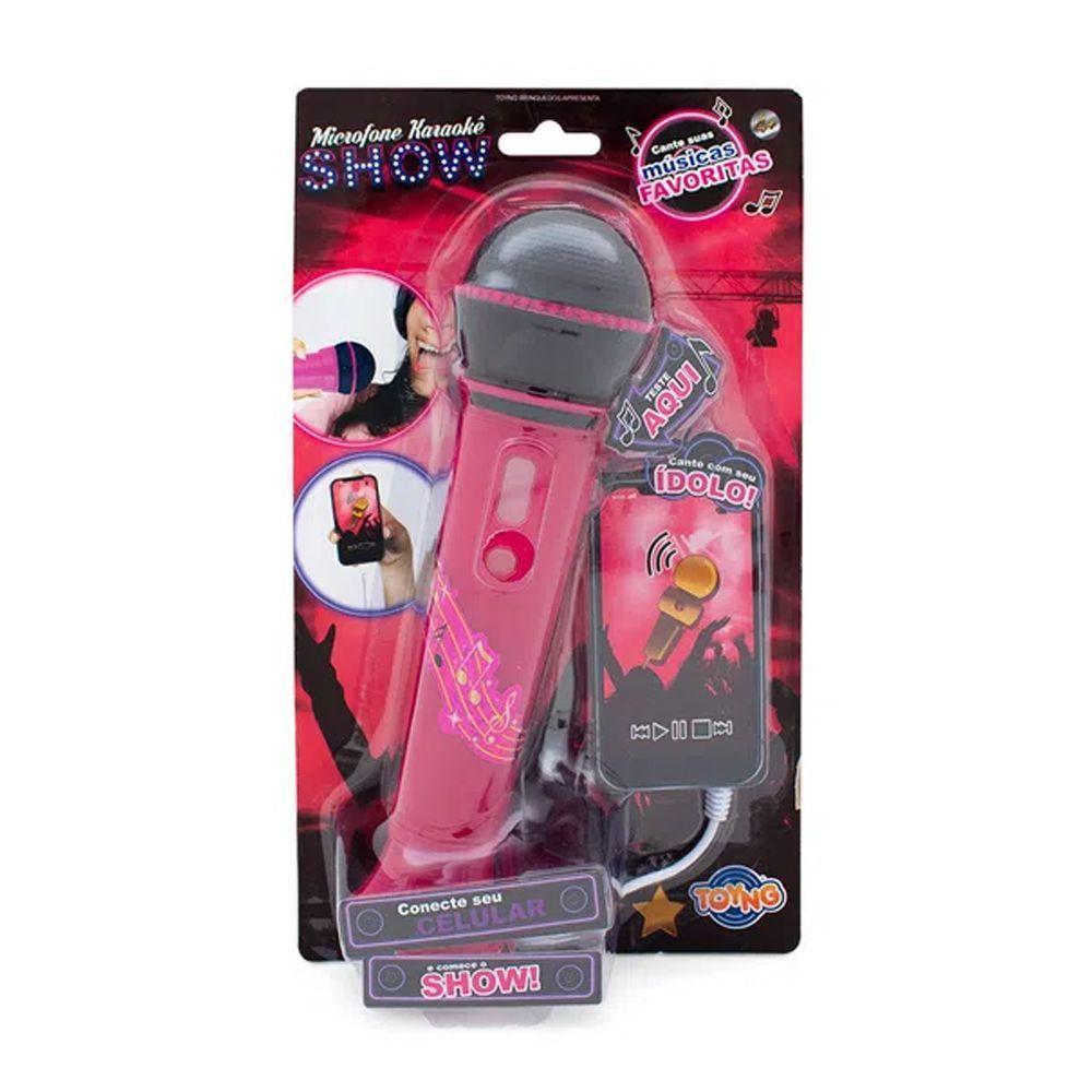 Microfone Karaokê Show Com Fio - Toyng - 1
