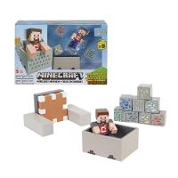 Minecraft Playset Mayhem Com Lançador - Mattel - 1