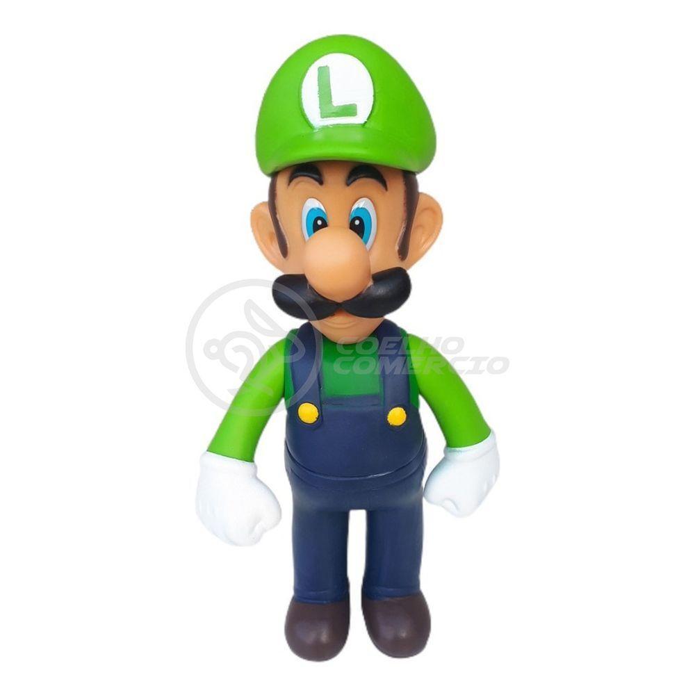 Boneco Action Figure Luigi Super Size 23Cm Super Mario - 8