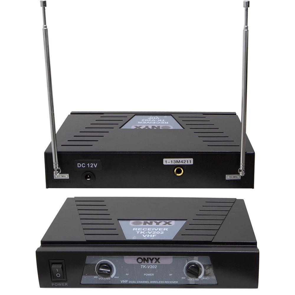 Microfone Sem Fio Tk V202 Vhf Onyx - 5