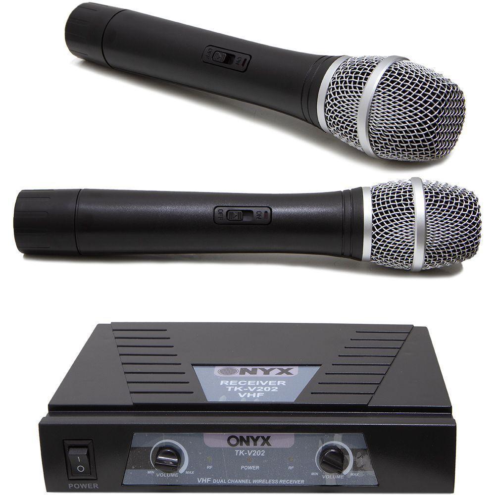 Microfone Sem Fio Tk V202 Vhf Onyx - 7