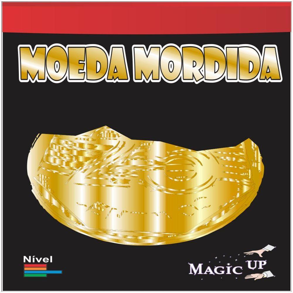 Mágica Moeda Mordida 0,25 Centavos Dourado Fast Magic N°51 - 1