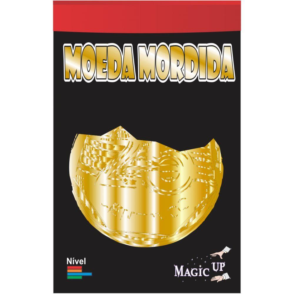 Mágica Moeda Mordida 0,25 Centavos Dourado Fast Magic N°51 - 4