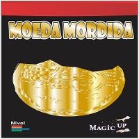 Mágica Moeda Mordida 0,25 Centavos Dourado Fast Magic N°51 - 1