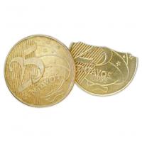 Mágica Moeda Mordida 0,25 Centavos Dourado Fast Magic N°51 - 5