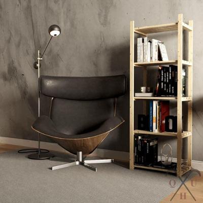 Estante Alta Modelo Industrial 5 Prateleiras Para Livros