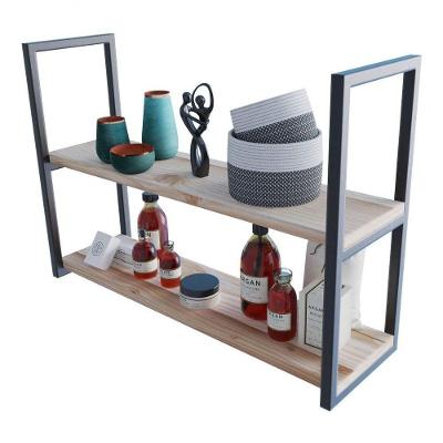 Kit 2 Prateleiras Suspensas Industrial 80X50X20Cm