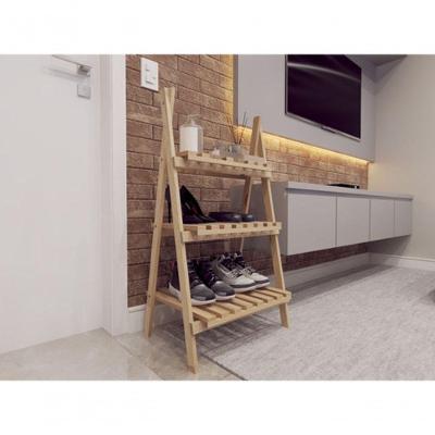 Prateleiras Decorativas Dobraveis Dupla Pinus  