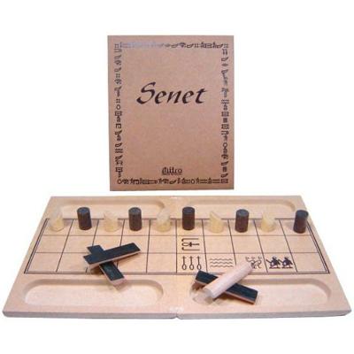 Jogo De Tabuleiro Senet Em Madeira - Oficina De Criação Mitra