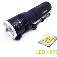 Lanterna Holofote Tática Led P70 Com Zoom Ajustável - Bm8504 - 8