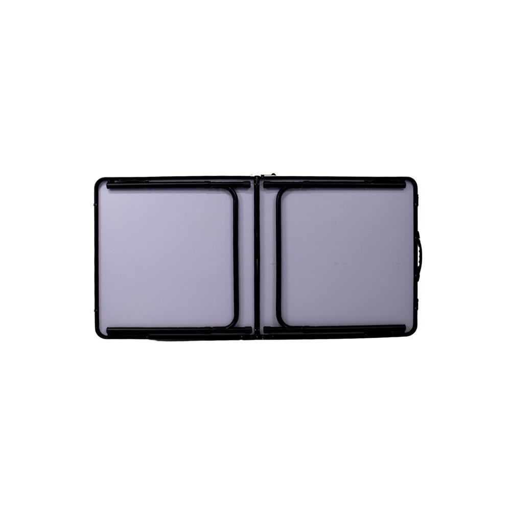 Mesa Dobrável De Aluminio Madeira 120 X 60 Cm - 9
