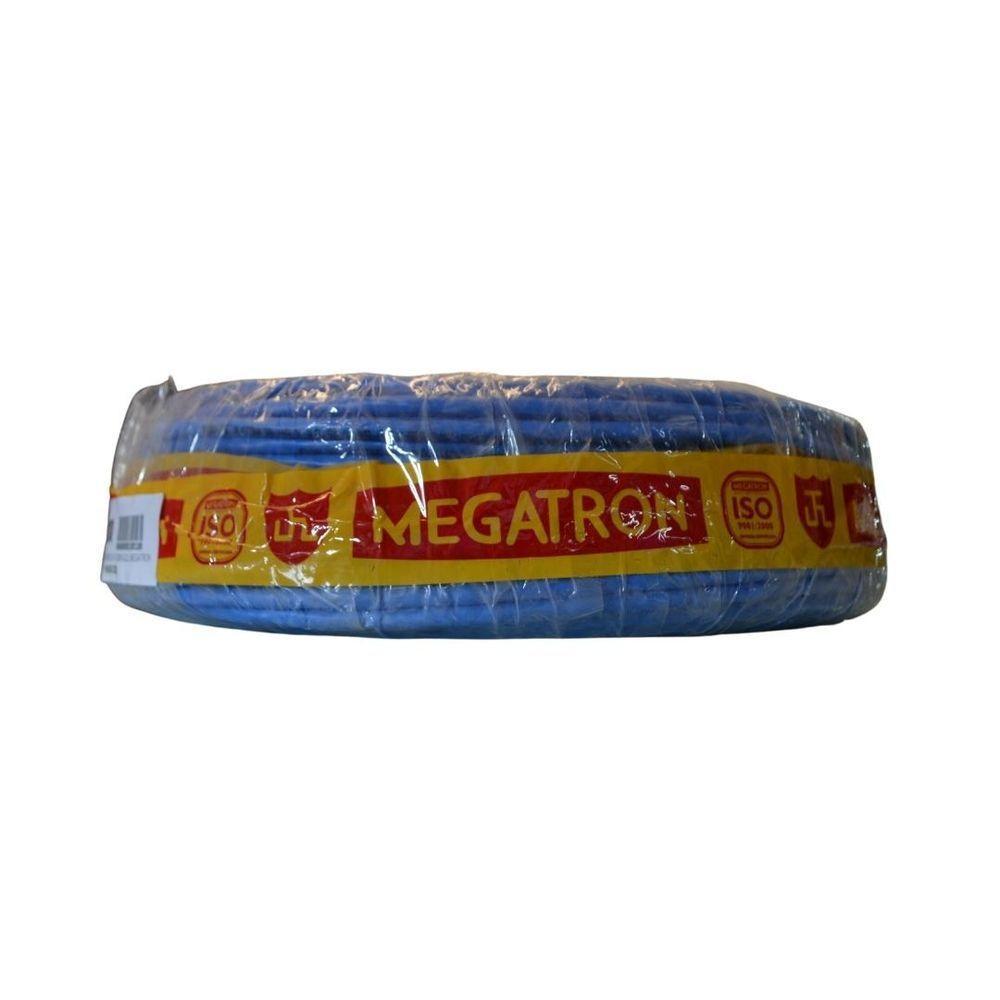 Cabo Lan 4 Pares Cobre Cat 6 100M Azul Megatron - 1