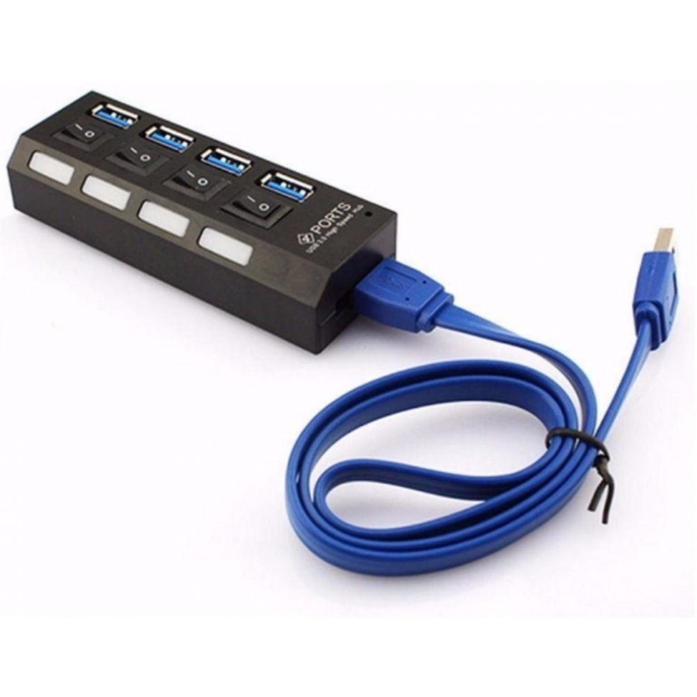 Hub Usb 3.0 4 Portas Super Speed com Botão de Liga e Desliga - 2