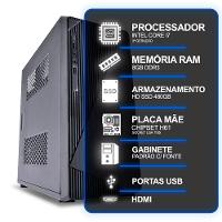 Computador Desktop, Intel Core I7 3º Geração, 8gb Ram, Hd Ssd 480gb, Conexões Usb/vga/hdmi/lan/som - 5