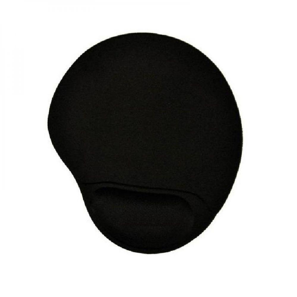 Mouse Pad com Apoio de Punhos em Gel Médio Preto - 1