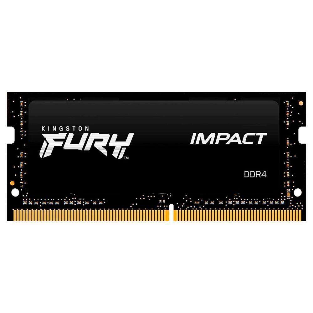 Memória Gamer Para Notebook Kingston Fury Impact, 16gb, Ddr4, 3200mhz, Cl20 - Kf432s20ib/16 - 1