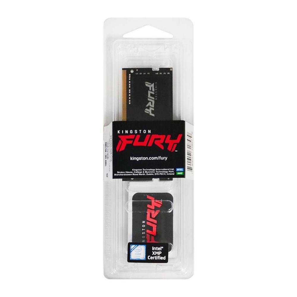Memória Gamer Para Notebook Kingston Fury Impact, 16gb, Ddr4, 3200mhz, Cl20 - Kf432s20ib/16 - 2
