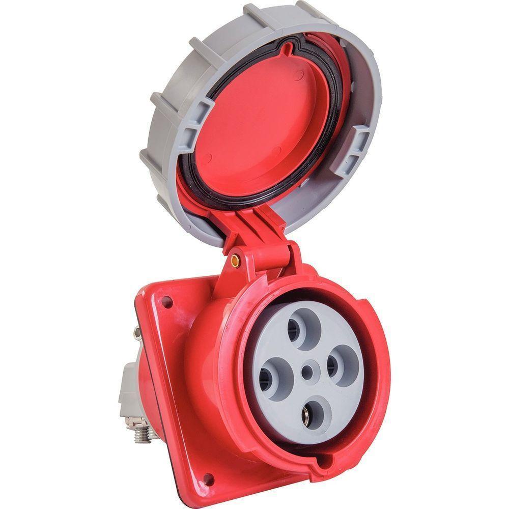 Tomada De Embutir Industrial 3p+t 125 A 380-415 Vca 6 H Tramontina Tramontina - 1