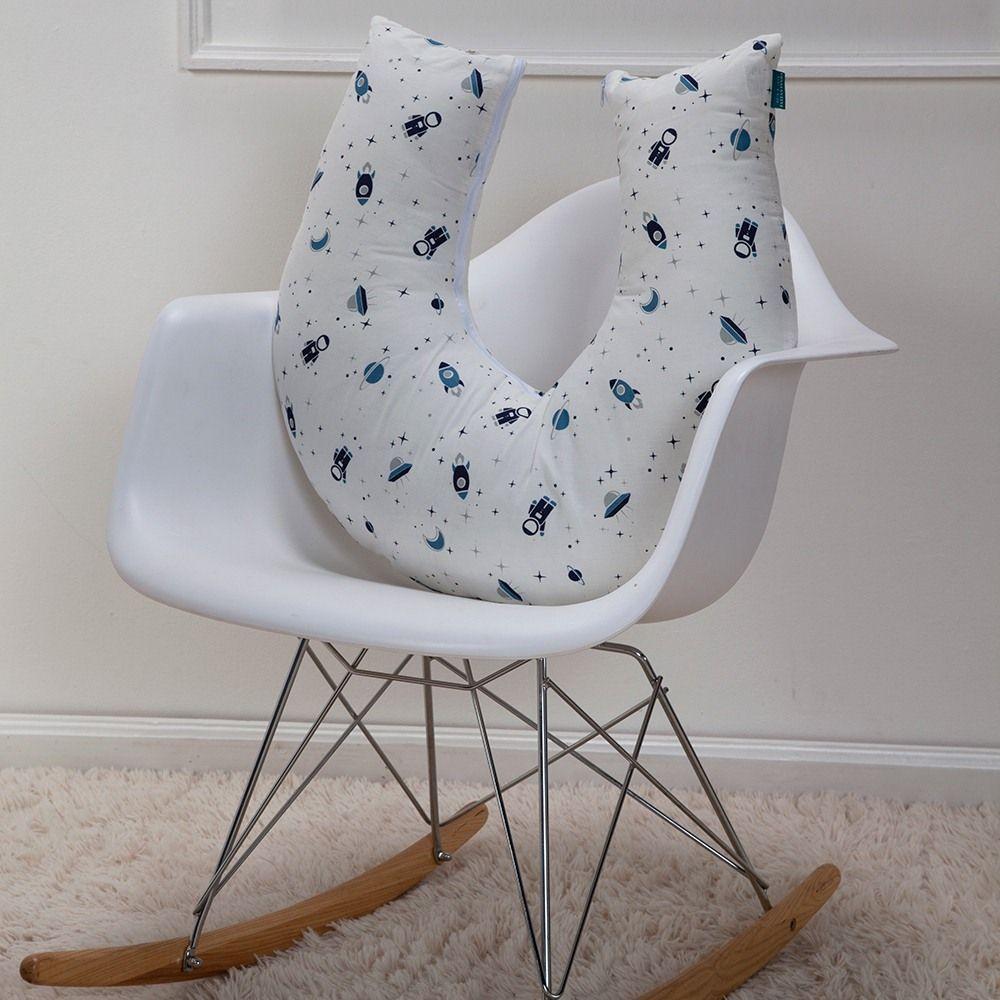 Almofada De Amamentação Baby Percal 200 Fios Algodão Space - 2