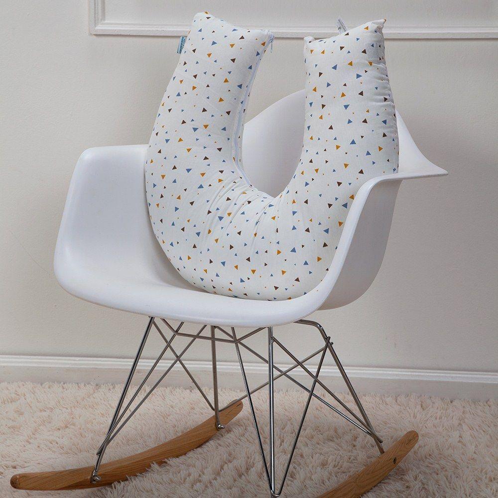 Almofada De Amamentação Baby Percal 200 Fios Algodão Triangles - 2