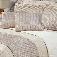 Cobre Leito King Picasso Dupla Face Com Almofadas E Xale 10 Peças Bege - 2