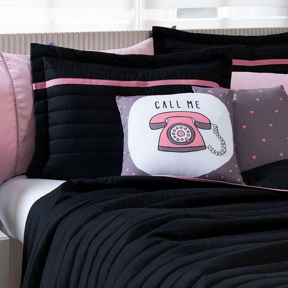 Cobre Leito Queen Inove Dupla Face 200 Fios 5 Peças Call Me - 2