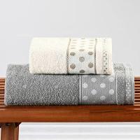 Jogo De Banho Petit Poa Algodão 5 Peças Granito-perola - 3