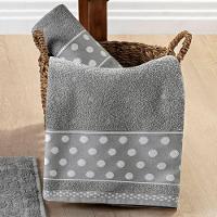 Jogo De Banho Petit Poa Algodão 5 Peças Granito - 3