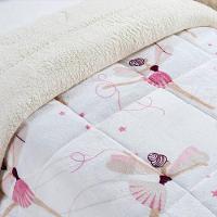 Edredom Solteiro Coberdrom Kids Sherpa-mantinha 1 Peça Bailarina - 2