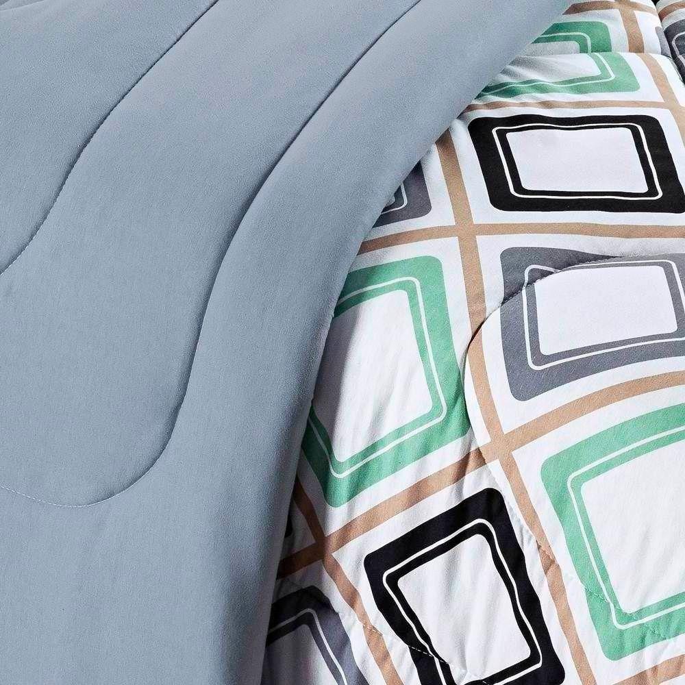 Edredom Casal Padrão Dupla Face Quality Malha 100% Algodão 1 Peça Harmony - 2