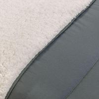 Edredom Queen Coberdrom Flupy Percal-sherpa 1 Peça Chumbo - 2