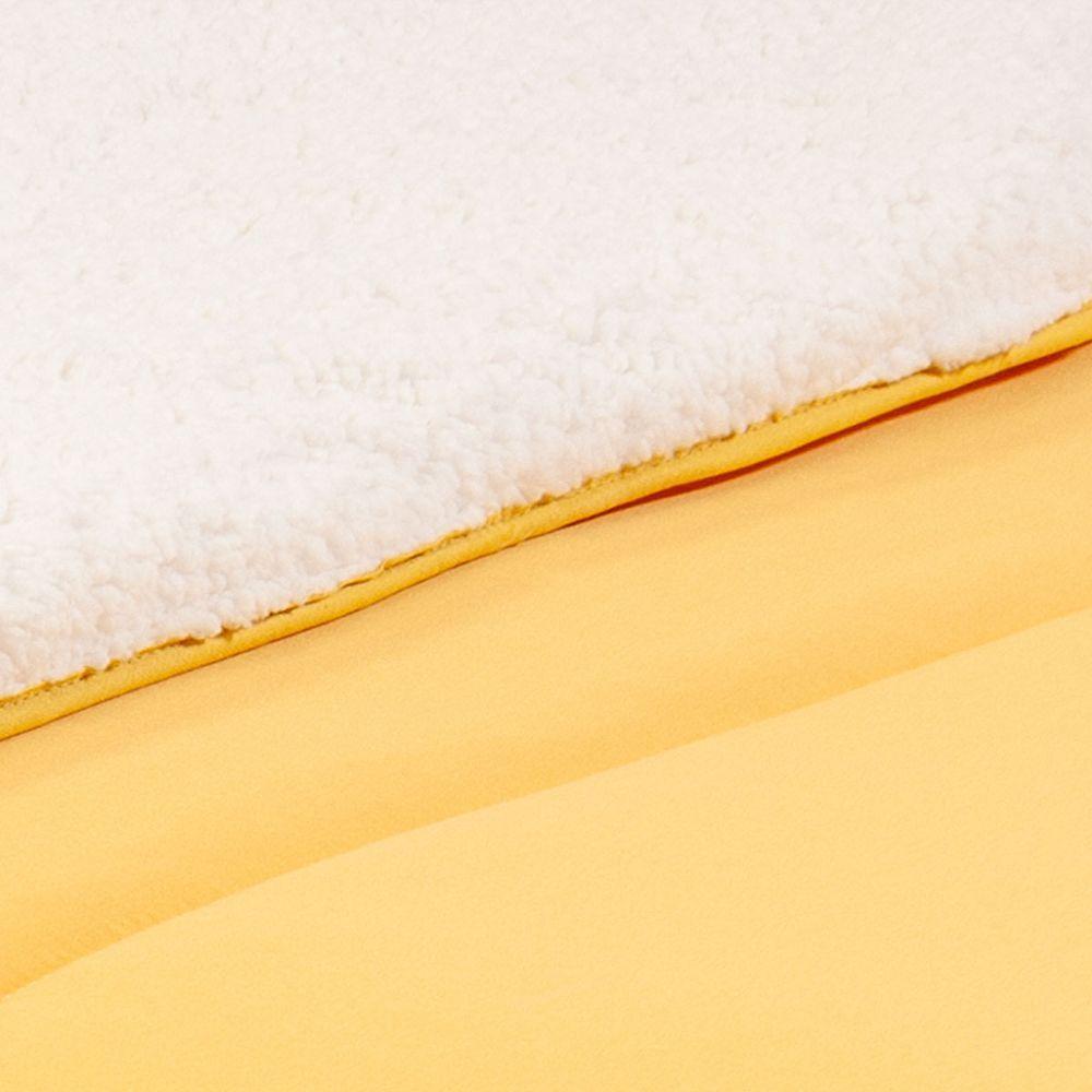 Edredom Queen Coberdrom Flupy Percal-sherpa 1 Peça Amarelo - 2
