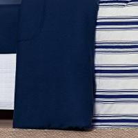 Edredom Queen Dupla Face Marim Malha 100% Algodão 1 Peça Marinho - 2