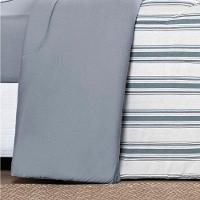 Edredom Queen Dupla Face Marim Malha 100% Algodão 1 Peça Cinza - 2