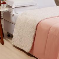 Edredom Queen Coberdrom Flupy Percal-sherpa 1 Peça Rosa - 3
