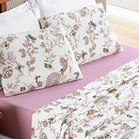 Jogo De Lençol Casal Padrão Quality Malha 100% Algodão Estampado 4 Peças Butterfly - 2