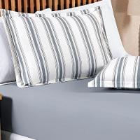 Jogo De Lençol King Marim Malha 100% Algodão 3 Peças Cinza - 2