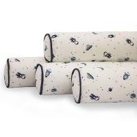 Kit Para Berço Jogo De Lençol Com Rolinhos 100% Algodão 7 Peças Space - 4