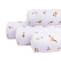 Kit Para Berço Jogo De Lençol Com Rolinhos 100% Algodão 7 Peças Boho Safari - 3