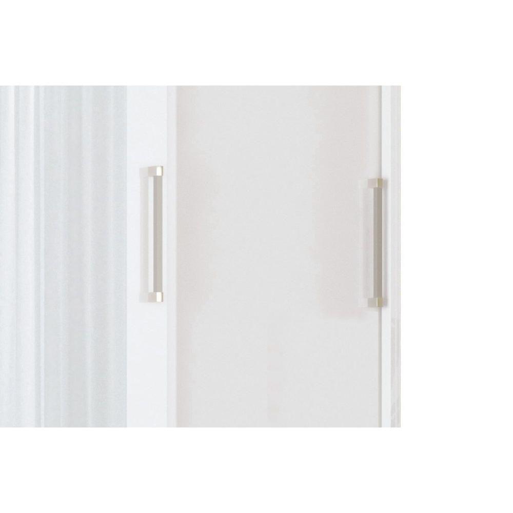 Guarda Roupa Casal 3 Portas de Correr e 9 Gavetas c/ Espelho e Pés Click 3.9 Jatoba/Grafitte - Santos Andirá - 2